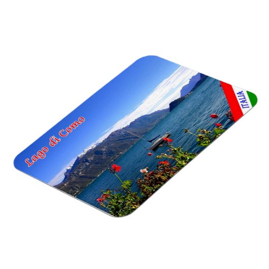 イタリア – コモ湖 – マグネット (左側)
