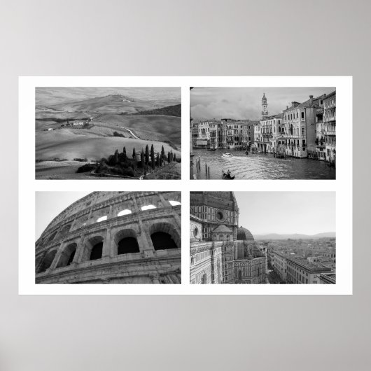 イタリア・コラージュ ポスター (正面)