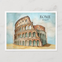 イタリア コロッセオの絵葉書 - 有名な観光地のギフト シーズンポストカード