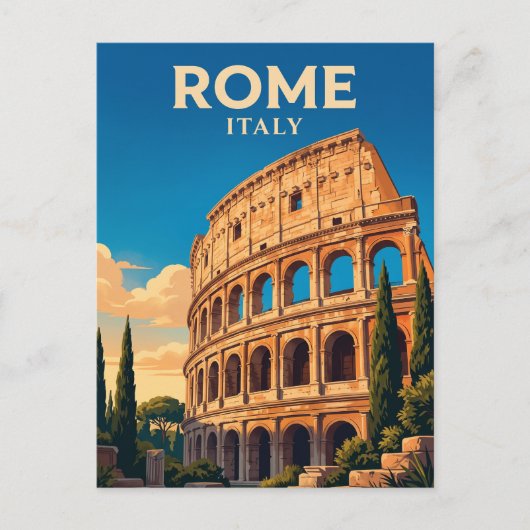 イタリア コロッセオ ポストカード (正面)