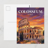 イタリア コロッセオ ポストカード (正面/裏面)