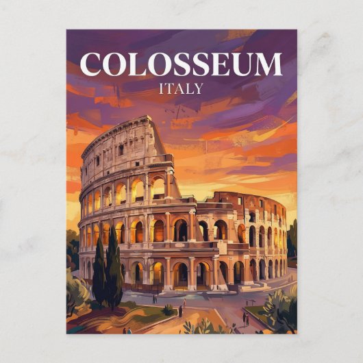 イタリア コロッセオ ポストカード (正面)