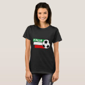 イタリア サッカーシャツ イタリア国旗 色 サッカー Tシャツ (正面フル)
