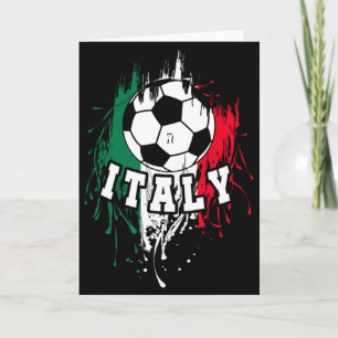 イタリア サッカー イタリア フットボール イタリア フットボール T シャツ カード