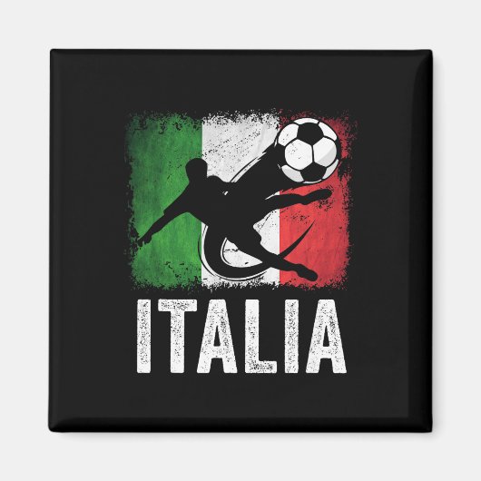 イタリア サッカー ファン ジェルシー マグネット (正面)