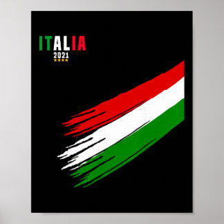 イタリア サッカー ユニフォーム イタリア好き ポスター