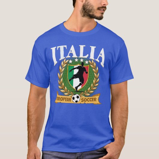 イタリア サッカー ユーロ  Tシャツ (正面)