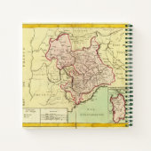 イタリア，サルディニア，フランス，イタリア ノートブック (裏面)