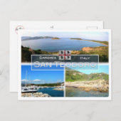 イタリア - サルデーニャ島 - サン・テオドーロ - ポストカード (正面/裏面)