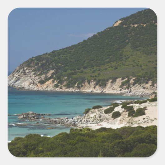 イタリア, サルデーニャ島, ソラナス. ビーチ スクエアシール (正面)