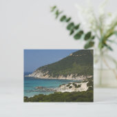 イタリア, サルデーニャ島, ソラナス. ビーチ ポストカード (スタンド正面)