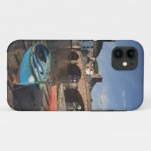 イタリア, サルデーニャ島, ボーザ. テーモ川沿いの町並み Case-Mate iPhoneケース (裏面(横))