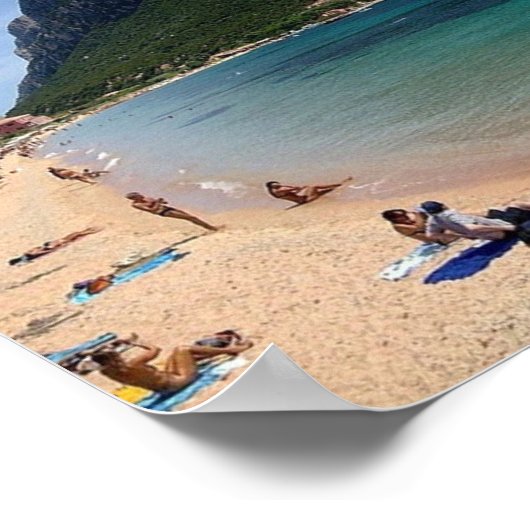 イタリア – サルデーニャ – オルビア – ポスター (角)