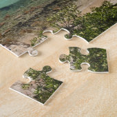 イタリア、サルデーニャ、バハ・サルデーニャ。リゾートビーチ。 ジグソーパズル (側面)