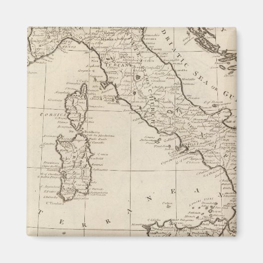 イタリア、サルデーニャ マグネット (正面)