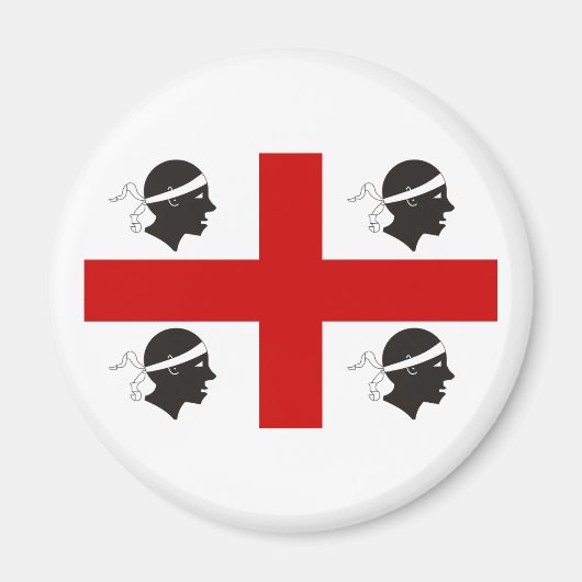 イタリア，サルデーニャ マグネット (正面)