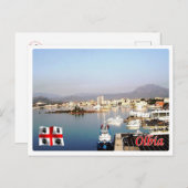 イタリア – サルデーニャ – Olbia – 旧港 –  ポストカード (正面/裏面)