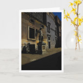 イタリア、サンタンジェロ城のミカエル大天使 カード (黄色い花)