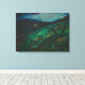 イタリア,サンチリコから眺める キャンバスプリント (インサイチュ (ウッドフロア))