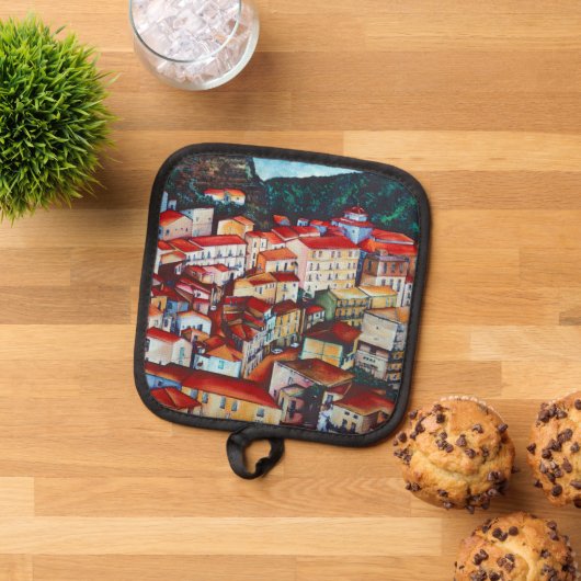 イタリア，サンチリコ 鍋敷き (トップダウン)