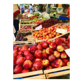 イタリア,シエナの市場の日 フォトプリント