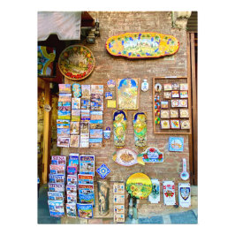 イタリア,シエナの陶芸店 フォトプリント