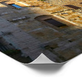 イタリア，シエナ，サンギミニャーノオールドタウン ポスター (角)