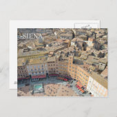 イタリア，シエナ ポストカード (正面/裏面)