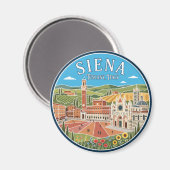 イタリア シエーナ マグネット (正面/裏面)