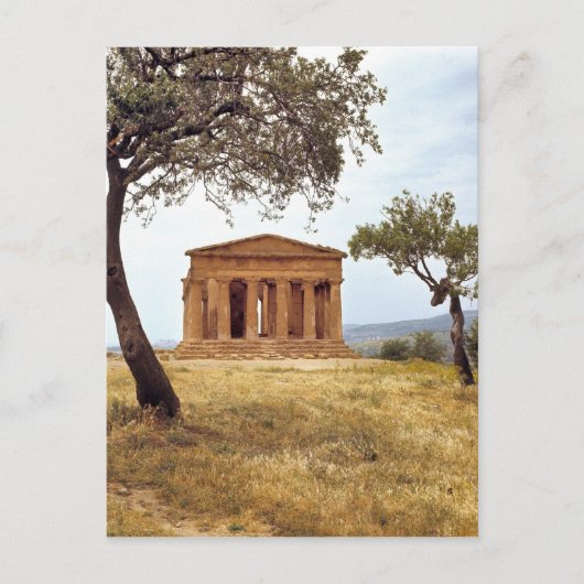 イタリア シチリア島 アグリジェント 古代ギリシャ遺跡 紀元前2 ポストカード (正面)