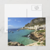 イタリア, シチリア島, エガディ諸島, レヴァンツォ島, ポストカード (正面/裏面)