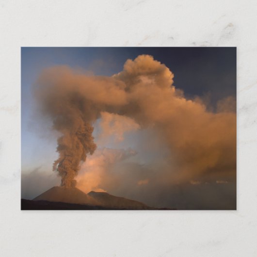 イタリア シチリア島 エトナ火山 山頂の噴気孔 ポストカード (正面)