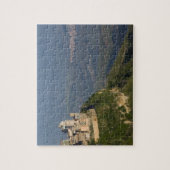 イタリア, シチリア島, エンナ, ロッカ・ディ・チェレーレからの町並み ジグソーパズル (縦)