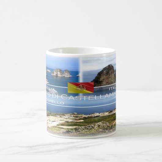 イタリア - シチリア島 - カステッランマーレ湾 - コーヒーマグカップ (中央)