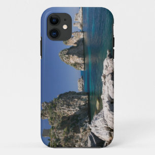 イタリア, シチリア島, スコペッロ, トンナーラ近くの岩 iPhone 11 ケース