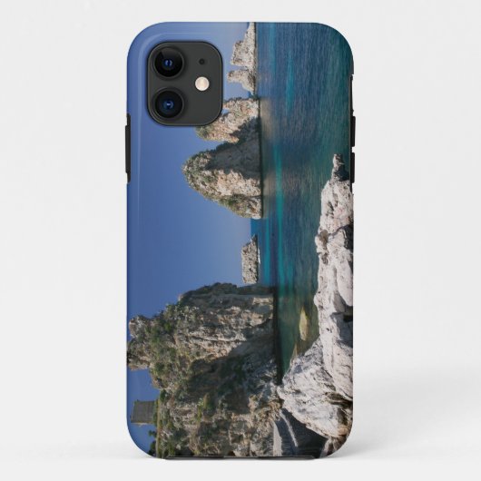 イタリア, シチリア島, スコペッロ, トンナーラ近くの岩 Case-Mate iPhoneケース (裏面)