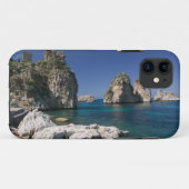 イタリア, シチリア島, スコペッロ, トンナーラ近くの岩 Case-Mate iPhoneケース (裏面(横))