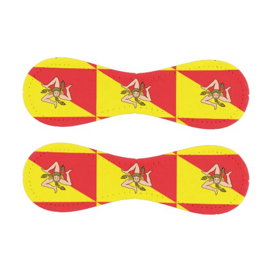 イタリア，シチリア州旗を持つ愛国野球 野球ボール (パネル)