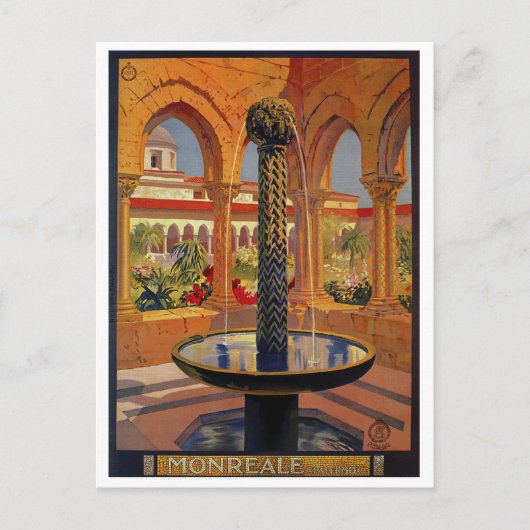 イタリア，シチリア州，モントレー ポストカード (正面)