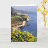 イタリア、シチリア。〜のシチリア北岸 カード (黄色い花)