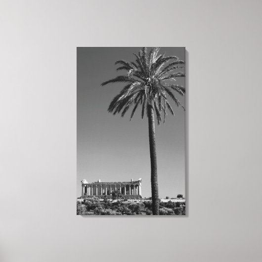 イタリア,シチリア,アグリゲント,ラ・バレ・デイ・テンプリ, 3 キャンバスプリント (正面)