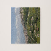 イタリア,シチリア,エンナ,カラシベッタ,朝の景色 ジグソーパズル (縦)