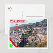 イタリア – シチリア – コレオーネ –  ポストカード (正面/裏面)