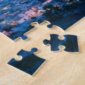 イタリア，シチリア，サンヴィトロカポ，リゾートタウン ジグソーパズル (側面)