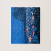 イタリア，シチリア，サンヴィトロカポ，リゾートタウン ジグソーパズル (縦)