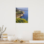 イタリア、シチリア。シチリア島の北岸 ポスター (キッチン)