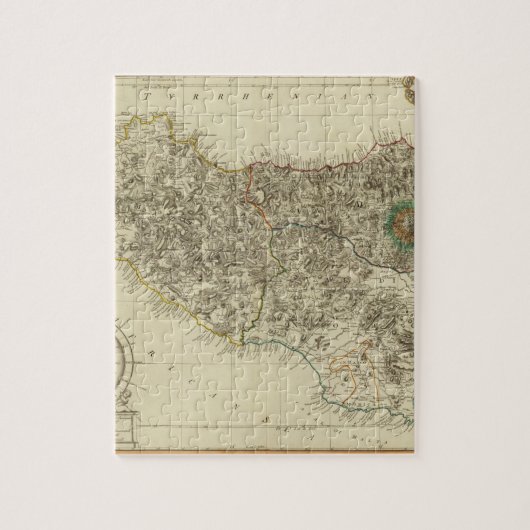 イタリア，シチリア ジグソーパズル (縦)