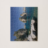 イタリア、シチリア、スコペロ、ロックスバイトンナラ ジグソーパズル (縦)