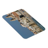 イタリア，シチリア，セファル，ドゥオモとのタウンビュー マグネット (右側)