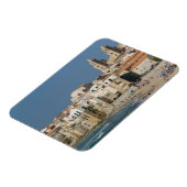 イタリア，シチリア，セファル，ドゥオモとのタウンビュー マグネット (左側)